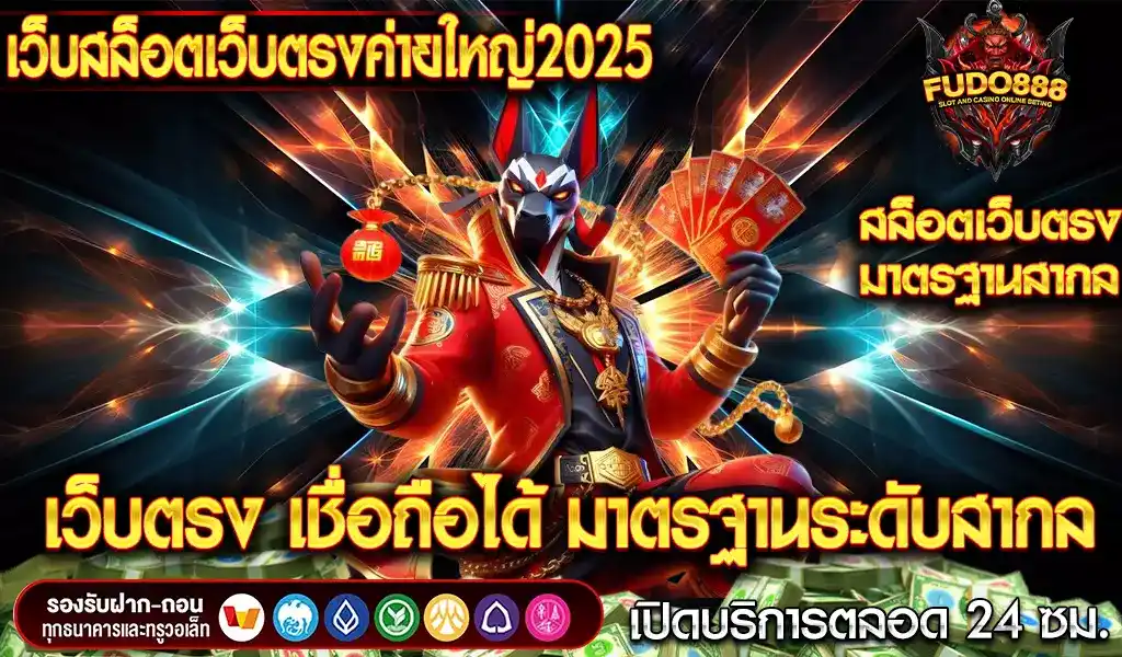 เว็บสล็อตเว็บตรงค่ายใหญ่2025 fudo888 เชื่อถือได้ มาตรฐานระดับสากล