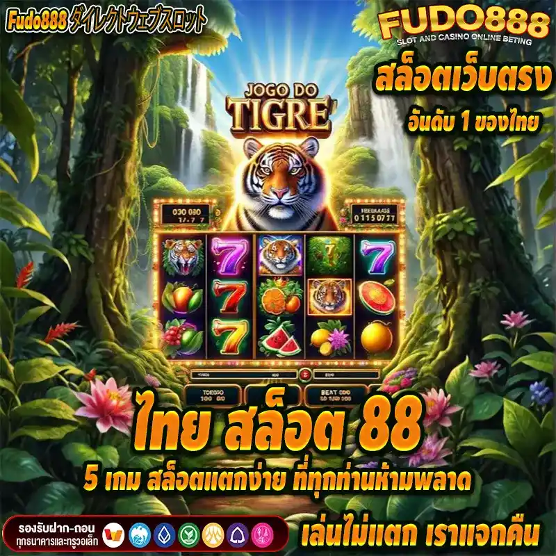 5 เกม สล็อตแตกง่ายของไทย สล็อต 88 ที่ทุกท่านห้ามพลาด